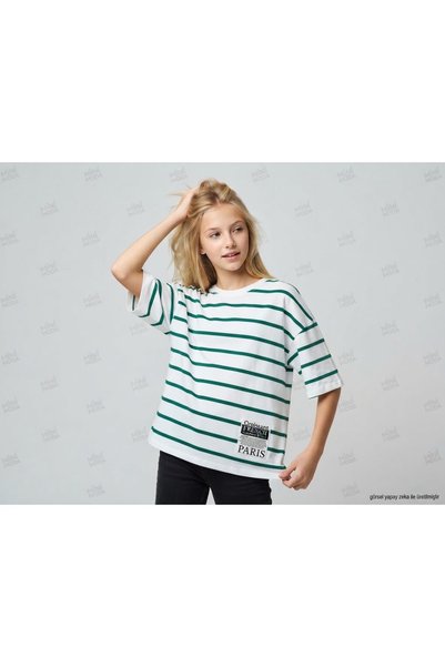 Minimoda Kids Bluză cu dungi pentru fete