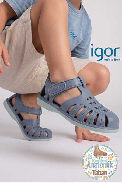 IGOR Tobby Solid Bicolor Deniz Ayakkabısı Mavi