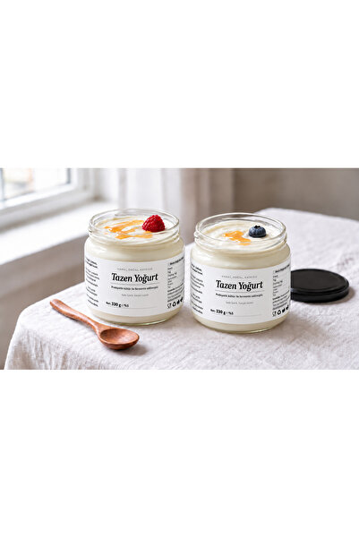 Tazen Yoğurt Tazen Probiyotik Lactobacillus Reuteri (L. Reuteri) Kültürlü Cam...