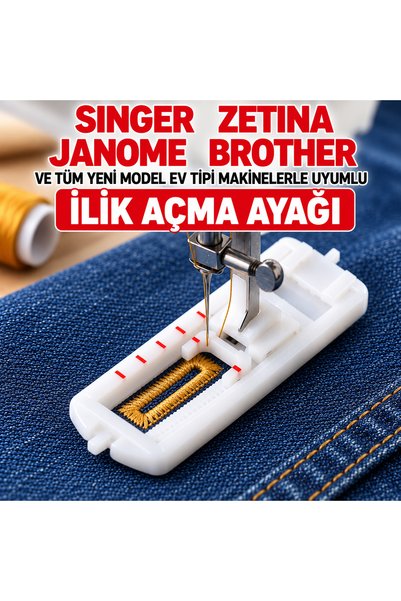 Swart Singer Zetina Janome Brother vb. gibi tüm yeni tip makinelere uygun ili...