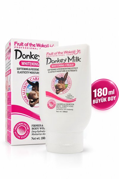 Fruit Of The Wokali EŞEK SÜTÜ ÖZLÜ BEYAZLATICI KREM VİTAMİN E & COLLAGEN