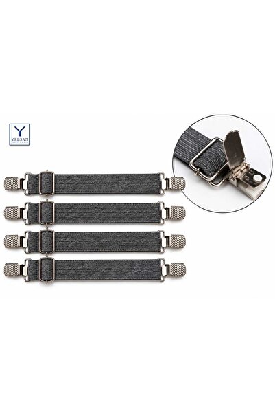 YELSAN 4 lü çarşaf , yatak pedi & şiltesi, alez tutucu, sabitleyici lastik. M...