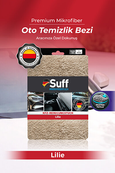 Suff Lilie Oto Temizlik Bezi Mikrofiber Büyük Boy Jant ve Eşik Kurulama Bezi ...