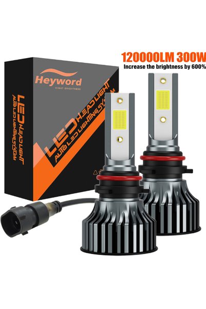 Choice10 5000LM 9005 HB3 Heyword 2Pcs LED H4 H7 Car Headlight H1 LED Bulb H8 ...