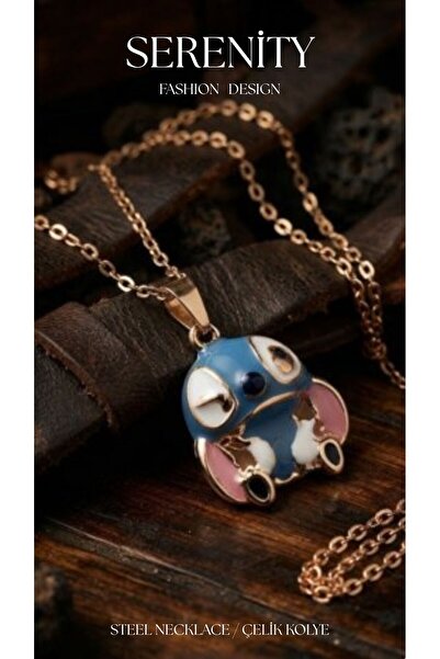 Serenity Lilo Stitch Steel Necklace05