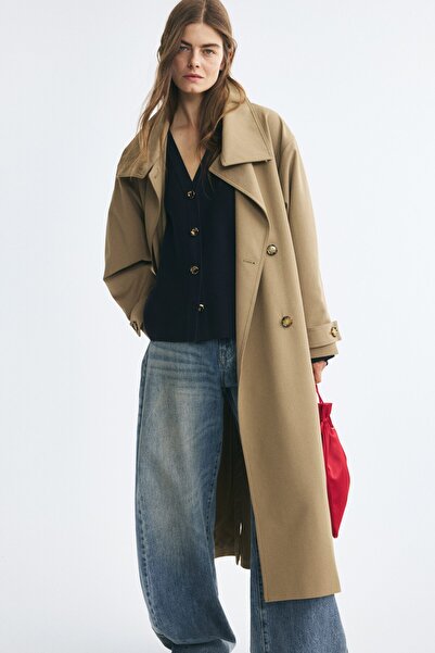 H&M V Yakalı Oversize Hırka