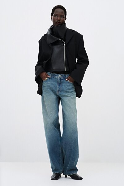 H&M Baggy Barrel Regular Waist Jeans
