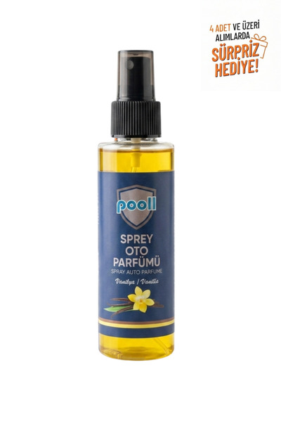 POOLL Araç Kokusu Araba Parfümü Araç İçi Sprey Oto Parfüm 150 ML Vanilya
