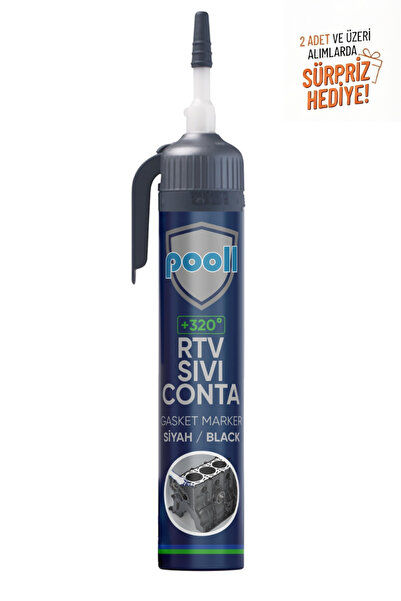 POOLL Sıvı Conta RTV 200 ML 320 Derece Mekanizmalı