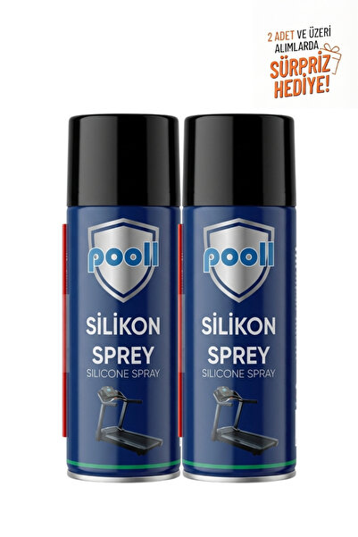POOLL Koşu Bandı Yağı 400 ML Silikon Spreyi Emniyet Kemeri Spreyi Uzatma Hort...