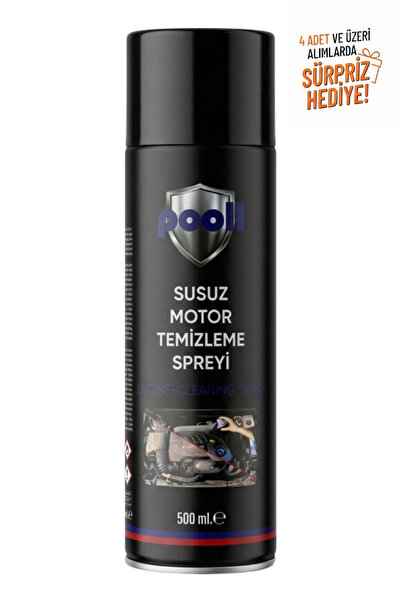 POOLL Susuz Motor Temizleme Spreyi 500ml Yüksek Basınçlı