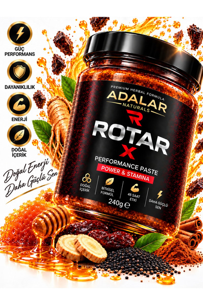 Adalar Naturals Propolis Kudret Narı Bal Ginsengli Bitkisel Karışımlı Mesir A...