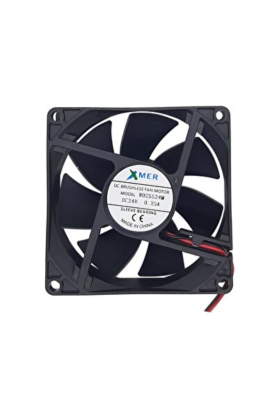 BuharaElektronik 80X80X25mm 24V 0.20A 2P FAN