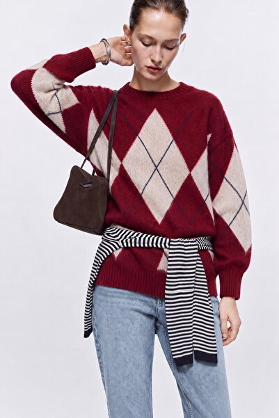 Touché Privé BAKLAVA PATTERNED KNIT SWEATER