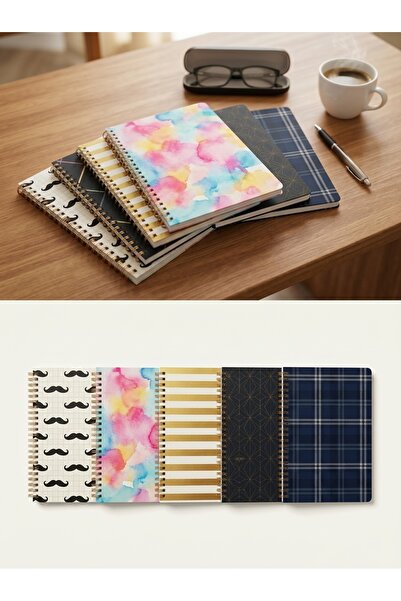 Roco Arabic Notebook 60 Sheets A5 Multi Shape and Color