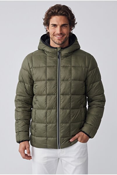 Jack & Jones Jack Jones Brook Reversible Men's Jacket Khaki & Black 12278780