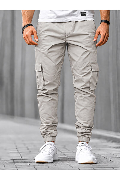 Wise&Go Store Kargo Pantolon Pamuklu Likralı Bel Paça Lastikli Cargo Pants
