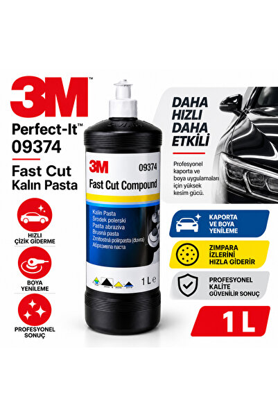3M Perfect-It 09374 Fast Cut Kalın Pasta 1 Lt | 1. Adım