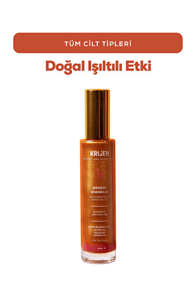 Krijen Moisturizing & Shimmering Dry Hair and Body Oil 50 ml - Moisturizer & ...