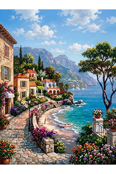 DUCK HOBY 50x40 Boncuklu Taş Mozaik Elmas Goblen Elmas Boyama Resim Boncuk Pu...