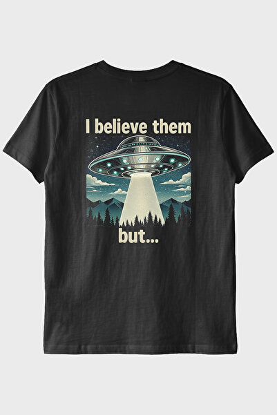 I Believe Them But Siyah Tişört