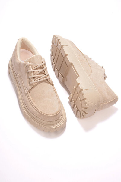 Zerenyus Zrk-x6 premium high quality beige suede daily men's lace-up classic ...