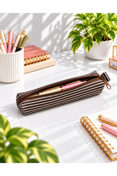 in steilla Sausage Pencil Case Slim Long School Pencil Holder..