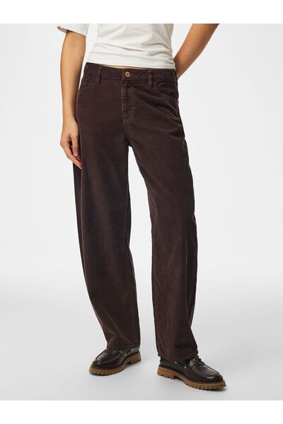 PIECES Kalhoty PCAIA MW BARREL CORDUROY