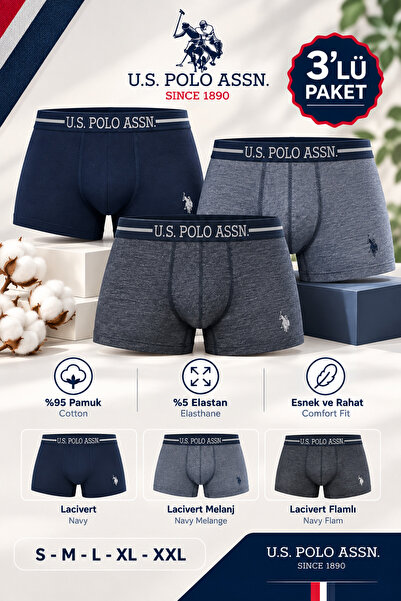 U.S. Polo Assn. Men'S, Licensed, Uspa, Cotton, Flexible Waistband, Comfort, 3...