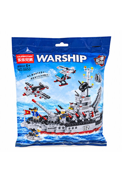 Generic 651pcs Warship Carrier Building Blocks - Fun Educational Toys for Kids
