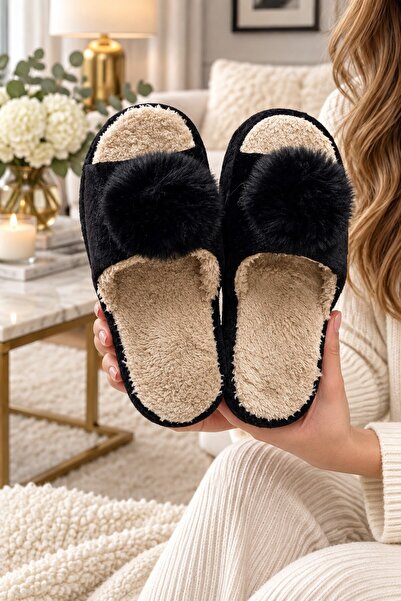 Moda Frato Γυναικείες παντόφλες σπιτιού TEK PONPON - Ζεστές, αφράτες παντόφλε...