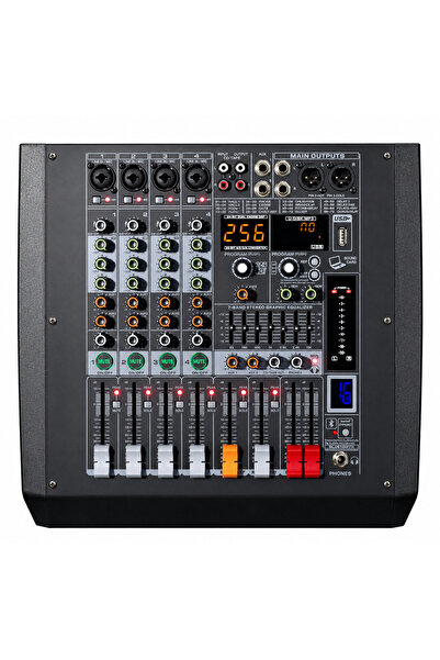 Generic Brand Mixer audio, 2 x 450W, 4 canale, 256 DSP Efecte digitale, Ampli...