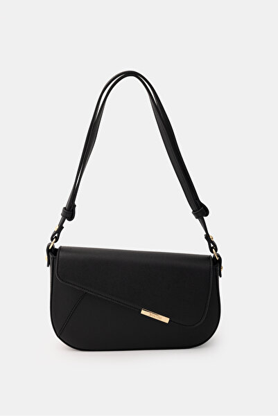 Santini Collection Kadın Çanta Omuz Çantası Baget Çanta Kol Çantası Deri Mini...