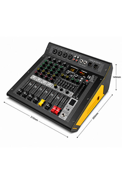 Generic Brand Mixer audio, 2 x 450W, 4 canale, Amplificat, Stereo canal, 16 E...