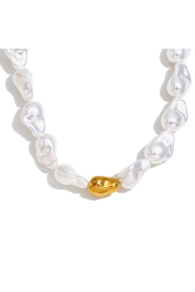 Bareeque Jewelry Mariel Blanche Baroque Necklace