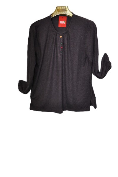 elma abone Women's Woolen Peach Cotton with Elasticated Sleeves