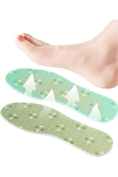 GENERAL 3 Pairs Memory Foam Cooling Insoles for Men and Women,Replacement Sho...