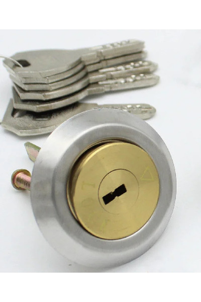 Choice A line Copper Security Lock Round Anti-Theft Interior Door Universal L...