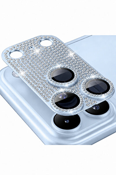 WANNA PROTECT iPhone 17 Pro Max / 18 Pro Max Uyumlu Kamera Lens Koruyucu Taşl...