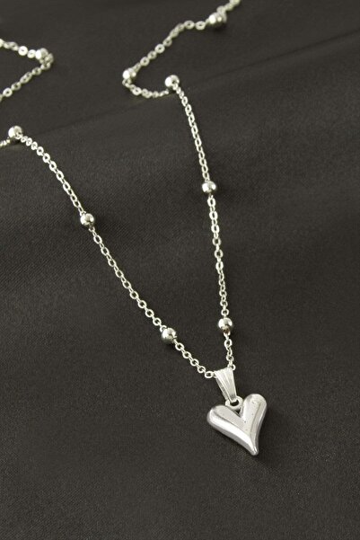 Angel Of Life Heart Shaped Pendant Necklace