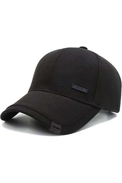 TERRIFI 1Pcs Men‘s Solid Color Baseball Cap, Casual Outdoor Sports Hat, Sun P...