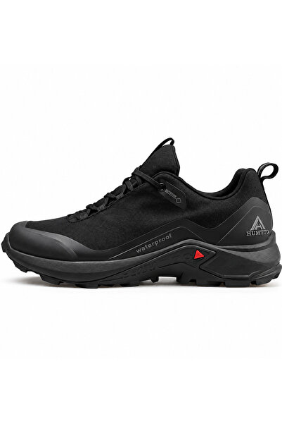 HUMTTO Ht110.396A Men's Outdoor Trekking Shoes Black Waterproof Non-Slip Sole...