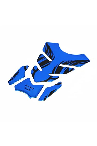Choice Rubber Blue Universal Fuel Tank Sticker for Motorcycle Tank Pad Fish B...