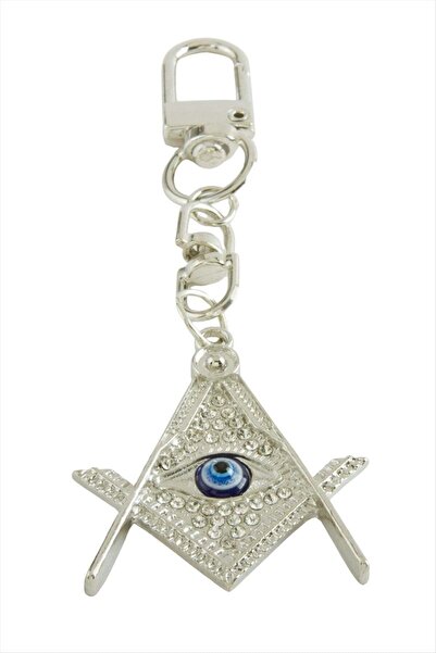 Angel Of Life Eye Evil Eye Stone Keychain