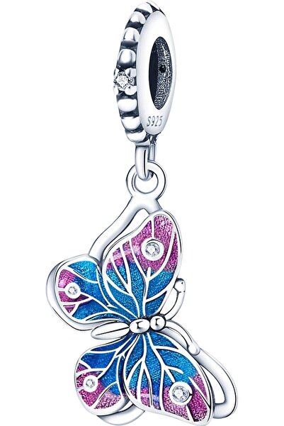 GENERAL Charms Bead for Bracelets and Necklaces, 925 Sterling Silver Butterfl...