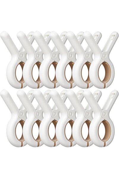 Sunkaioo 12 Pack Plastic Clothes Pins with Strong Anti-Rust Springs,Heavy Dut...