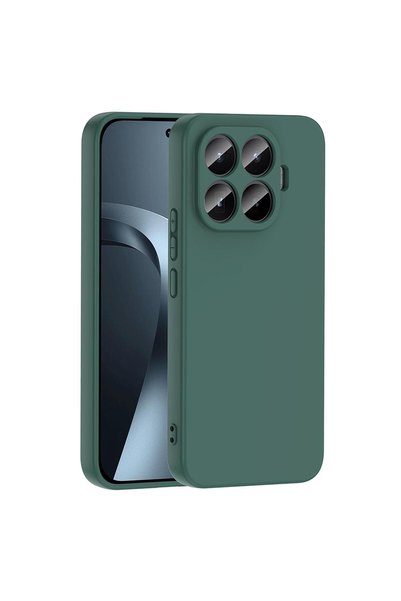 Microsonic Case Compatible with Mi 17t Groovy Soft Dark Green