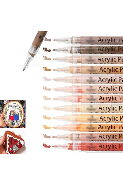 X SPRING Acrylic Paint Pens, Durable and Long-Lasting Markers for Wood, Glass...