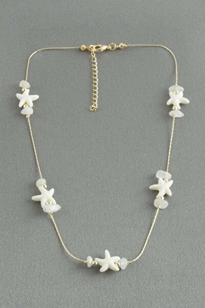 Angel Of Life Starfish Cracked Natural Stone Necklace