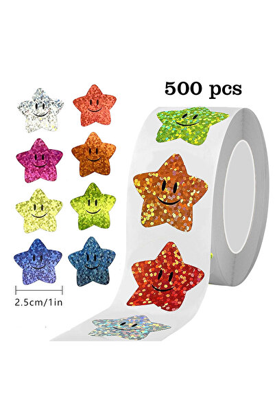 Choice A-1inch 500Pcs Glitter Star Stickers for Kids School Teacher Reward St...